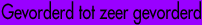 gevorderd
