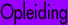 opleiding